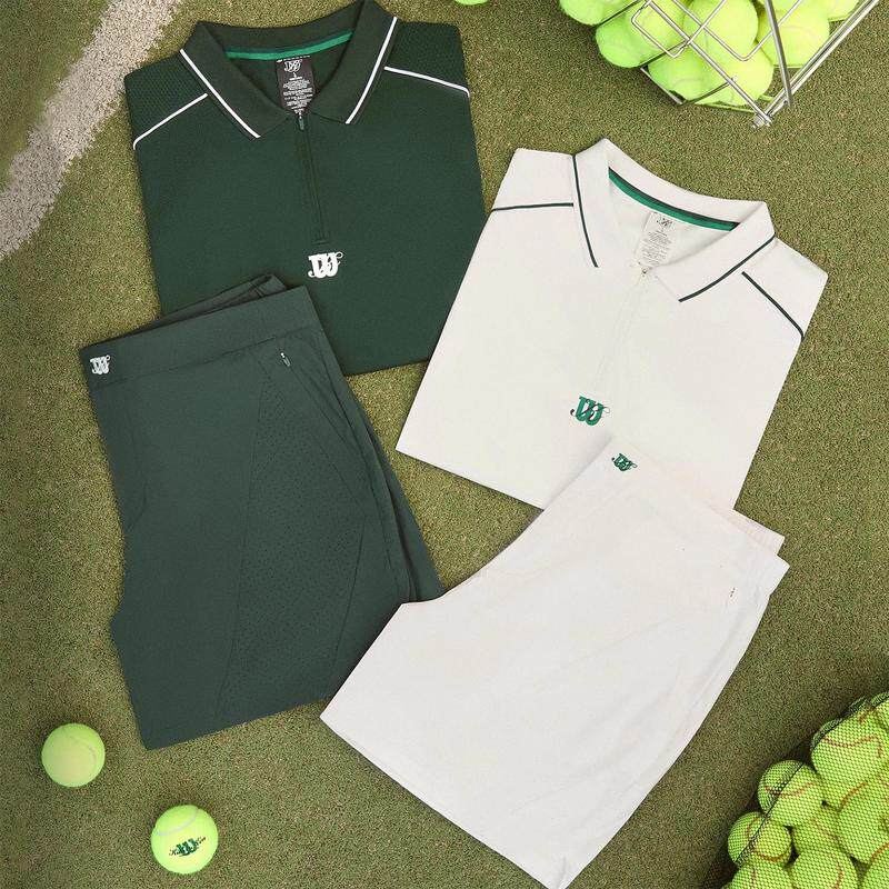 代购Kith for Wilson Doherty威尔胜联名老钱风网球网球服拉链网