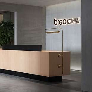 酒店会所前台灯售楼部大堂接待吧台收银台一体壁灯商店装饰台灯