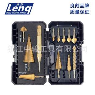12pcs钻攻倒锯齿阶梯钻套装Countersink & Cone Drills Set