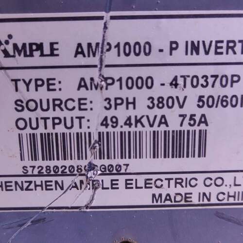 可议价AMPLE变频器 AMP1000-P主板，驱动板一套，型号4