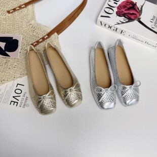 断码清仓！时尚轻软编织夏季小单鞋女低跟配裙子透气舒适玛丽珍