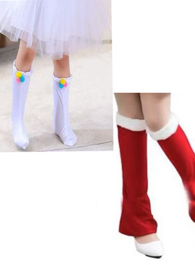 舞蹈袜套现代舞演出脚袜靴套腿套