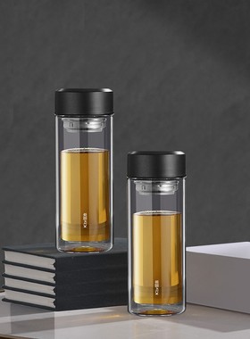 匡本KB-2004茗仕铂金玻璃杯商务办公日常送礼单位员工节日福利订