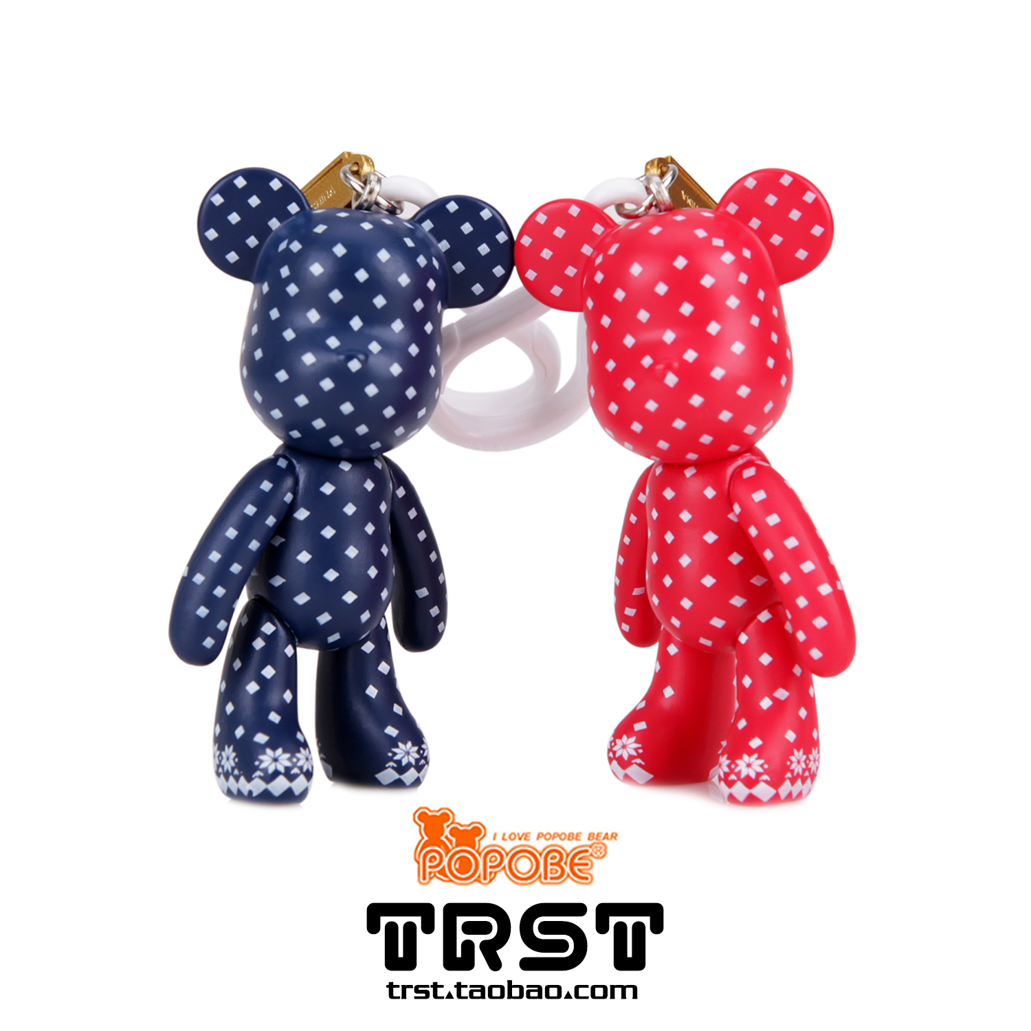 暴力熊钥匙扣挂件公仔