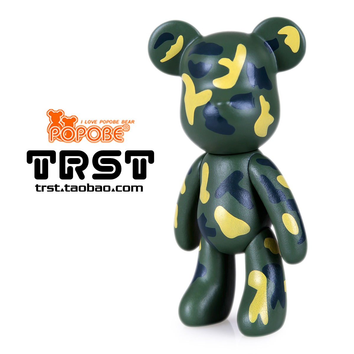 暴力熊迷彩摆件车载玩偶公仔