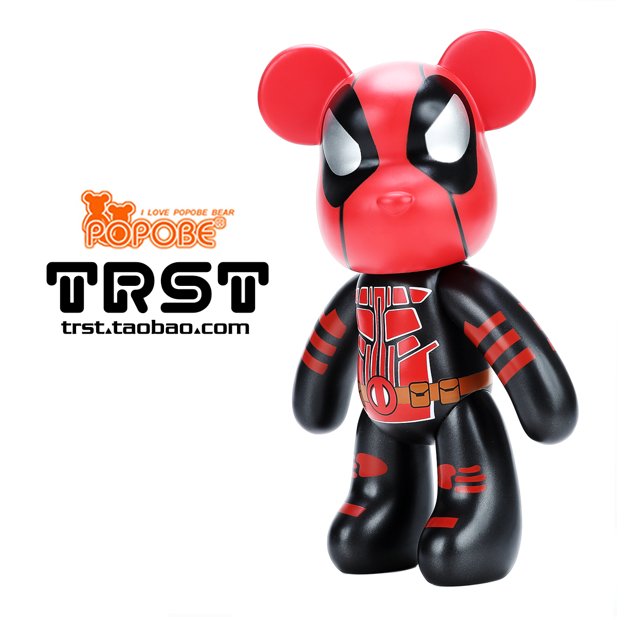 暴力熊死侍摆件公仔