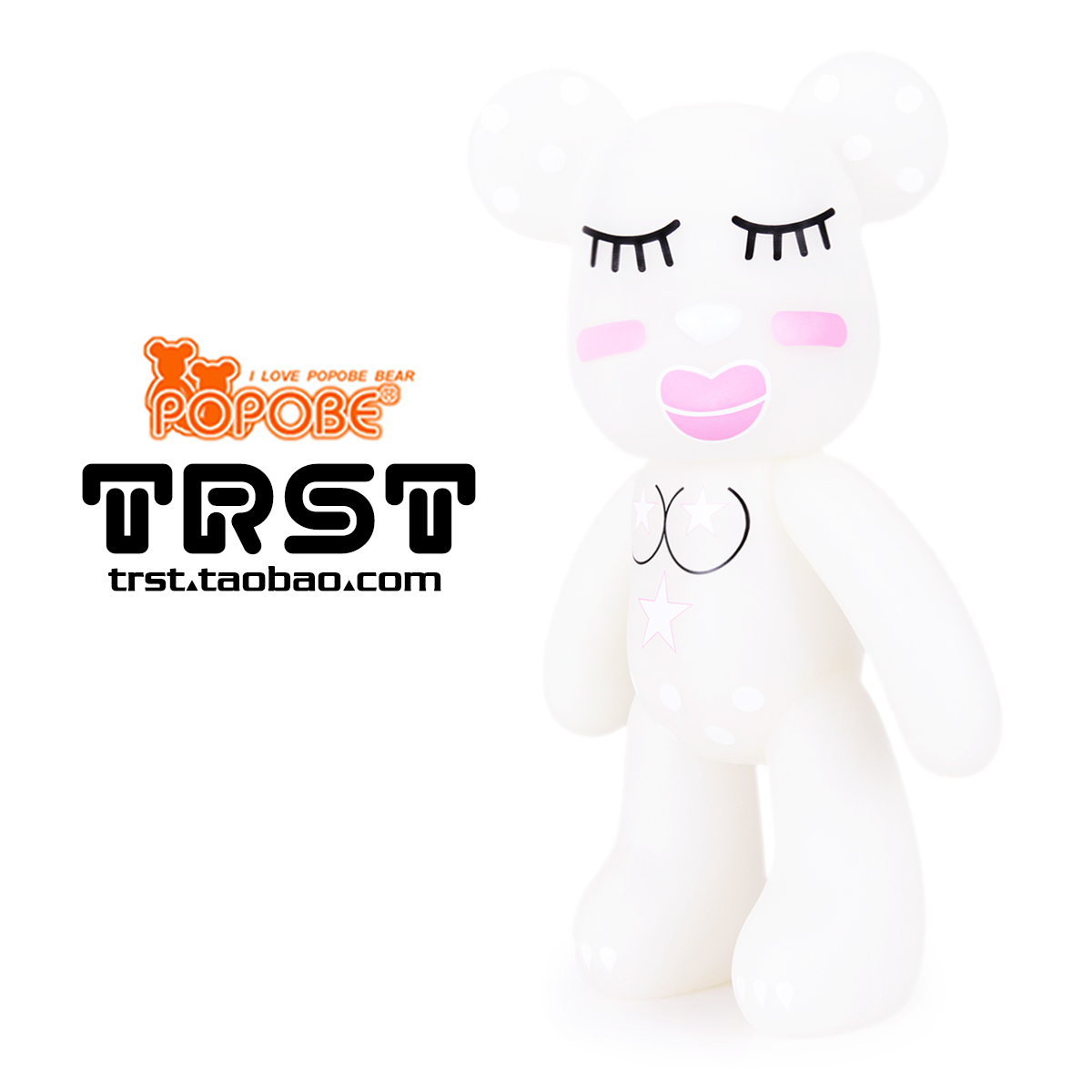 暴力熊夜光摆件公仔