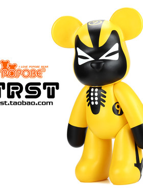 TRST POPOBE 正版暴力熊 MOMO熊 30寸 极速赛车手 大号 公仔 摆件