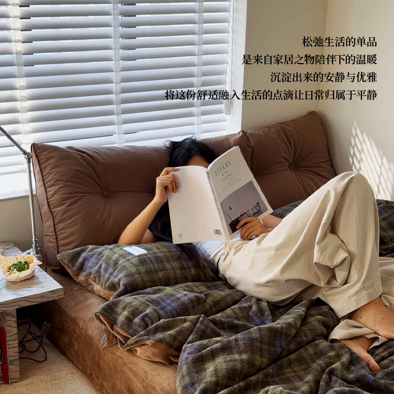 高级感床头靠垫母婴级a类大靠枕