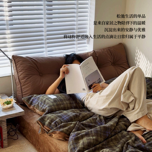 高级感床头靠垫母婴级a类大靠枕