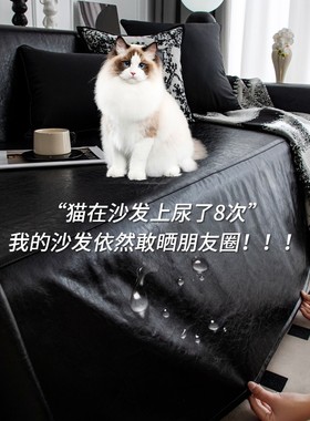防水隔尿沙发盖布不粘毛防猫抓沙发巾全盖皮革免洗沙发套罩沙发垫