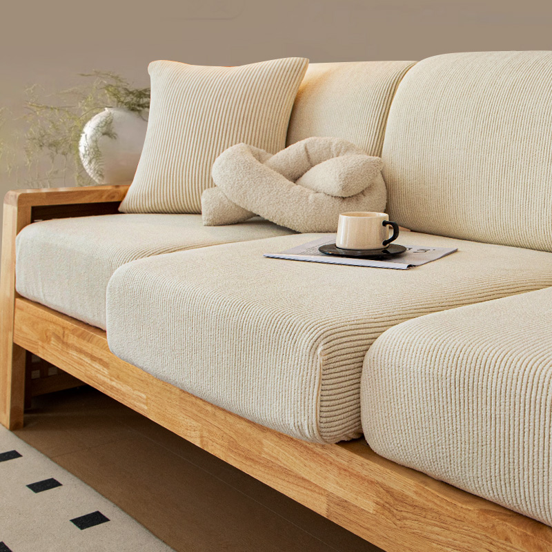 实木沙发套罩秋冬新款加厚灯芯绒防水全包坐垫靠背套四季通用防滑