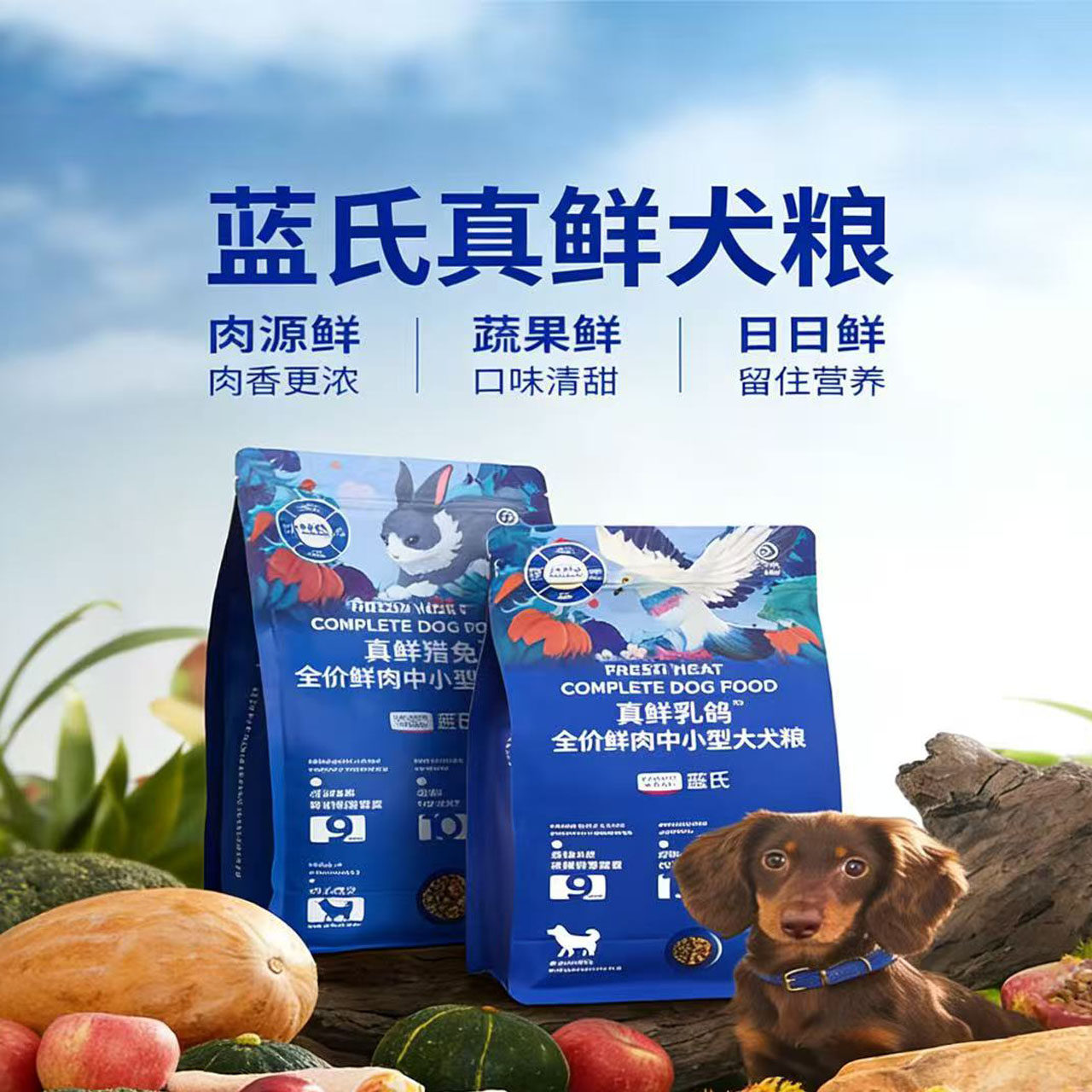 蓝氏真鲜乳鸽猎兔全价鲜肉狗粮10斤装大型犬成犬粮,宠物/宠物食品及用品,狗全价膨化粮,淘宝优惠券,粉丝福利购,淘宝优惠卷
