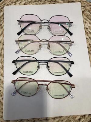专柜正品哥拓普纯钛眼镜全框眼镜近视镜时尚款复古明星 ZX-65090