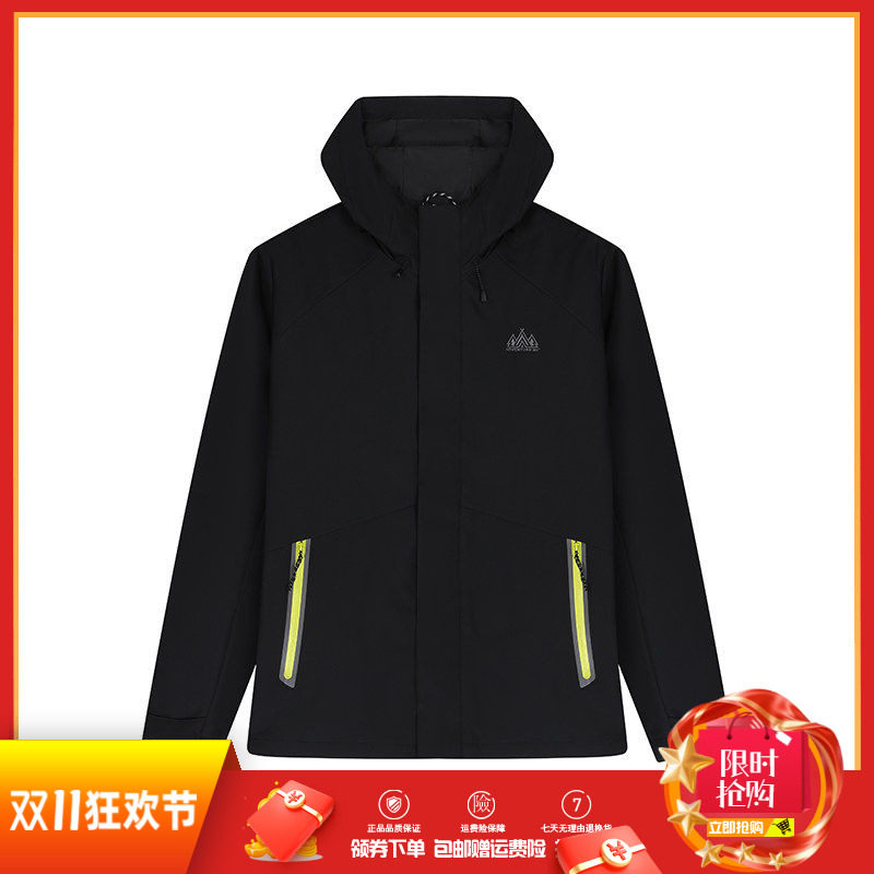 361度雨屏科技单风衣男装2026春秋新品防泼水速干户外运动服外套