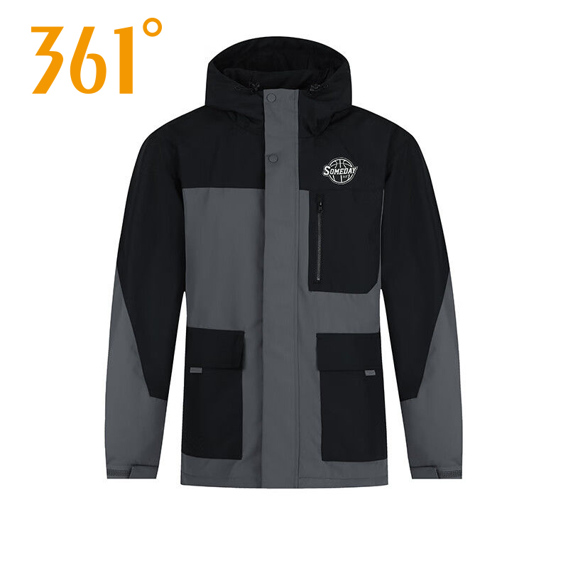 361男装2025秋冬新款绒里风衣宽松休闲保暖舒适运动外套