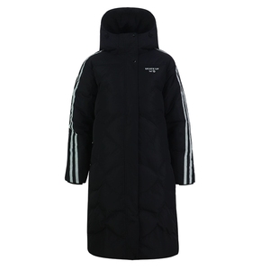 361度女装冬季新款运动服361女上衣长羽绒服运动外套