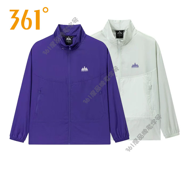 361度女装单风衣轻薄外套2026夏季新品立领户外运动服透气防晒衣