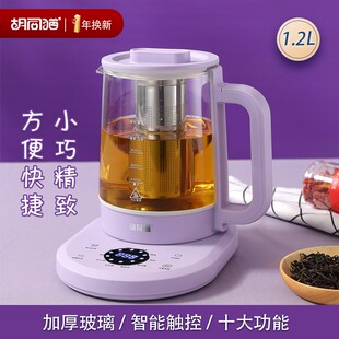 胡同猫多功能养生壶家用煮茶器小型mini全自动玻璃烧水壶办公室用