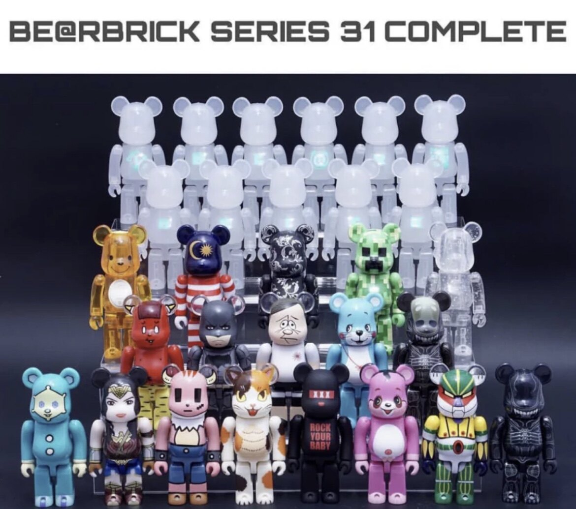 bearbrick 31代 积木熊 神奇女侠 艺术家 电磁侠等正品现货 盲盒