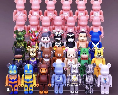 bearbrick 45代积木熊盲盒 确认款网红潮流正品现货 B熊 潮流摆件