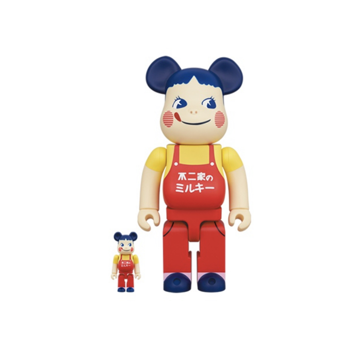 不二家 x BE@RBRICK 搪瓷招牌 Peko 100％+400％潮玩 摆件 网红