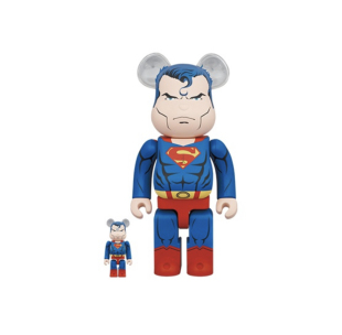 BE@RBRICK DC SUPERMAN HUSH Ver. 超人 缄默版 100%+400% 潮玩