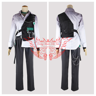 新品 動漫之家cos服 琥珀 三毛縞斑 偶像夢幻祭2 AK&DF夜に駆ける