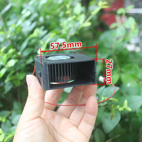 6028涡轮鼓风机 12V 净化器加湿器离心无刷风扇