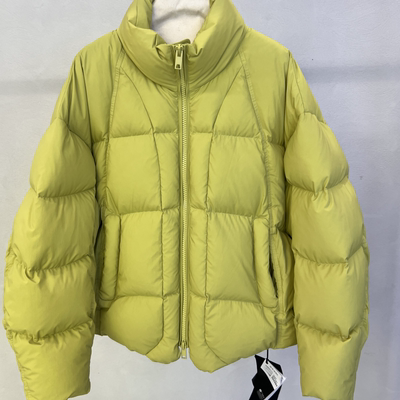 2025目写冬季高级感立领短款羽绒服男女冬季保暖加厚白鸭绒外套