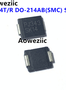 10个 SK14T/R DO-214AB(SMC) 丝印 SK14 40V 1A 贴片肖特基二极管