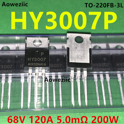 HY3007P TO-220FB-3L HY3007 直插68V 120A 5.0mΩ 200W 全新原装