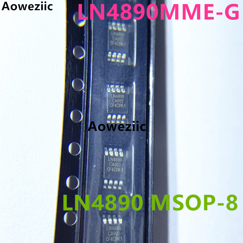 10个 LN4890MME-G 丝印LN4890 MSOP-8 音频功率放大器芯片 全新