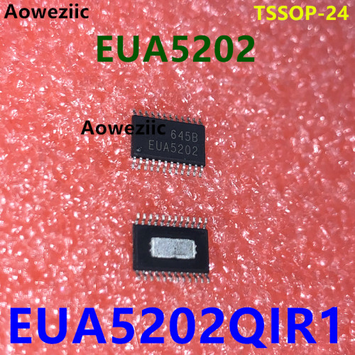 EUA5202QIR1 TSSOP-24 EUA5202 带静音的2-W立体声音频功率放大器