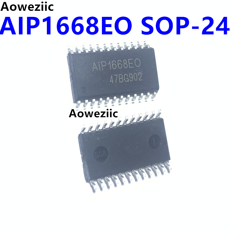 10个 AiP1668EO AiP1668E0 SOP-24 LED驱动芯片 可代替TM1668原装