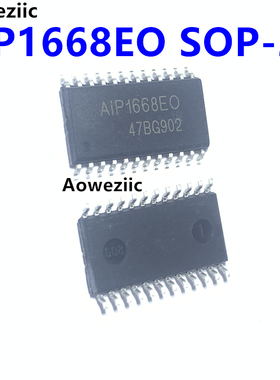 10个 AiP1668EO AiP1668E0 SOP-24 LED驱动芯片 可代替TM1668原装