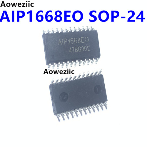 10个 AiP1668EO AiP1668E0 SOP-24 LED驱动芯片 可代替TM1668原装