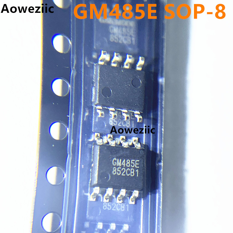10个 GM485E SOP-8 RS-485/RS-422通信接口收发器芯片IC 全新原装