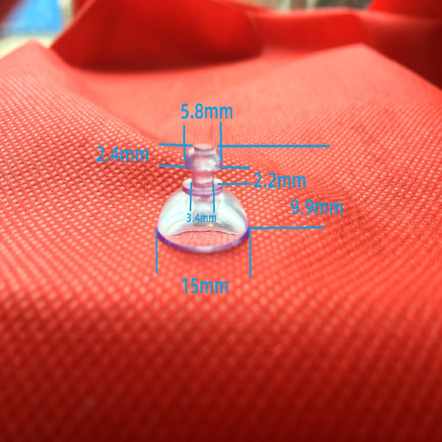 pvc小吸盘透明超强吸力吸盘