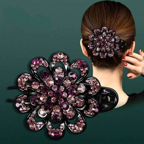 2025新款发夹女后脑勺盘发发量