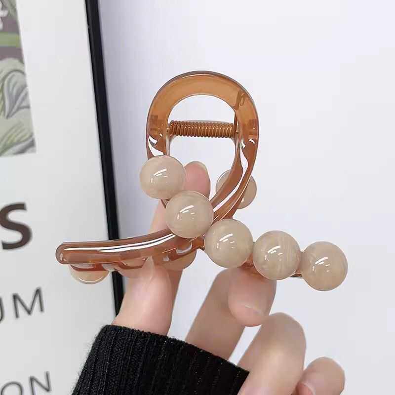 发夹八字抓夹高端2024新款后脑勺盘发鲨鱼夹大号高级感气质头饰女,家庭/个人清洁工具,盘发器,淘宝优惠券,粉丝福利购,淘宝优惠卷