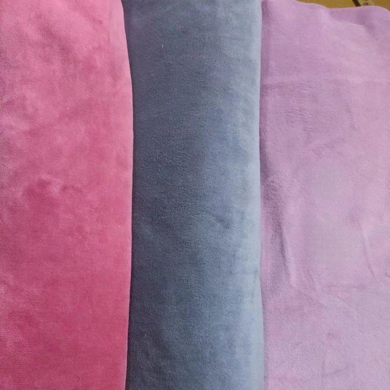 秋冬加厚牛奶绒面料加工床品床单被罩四件套