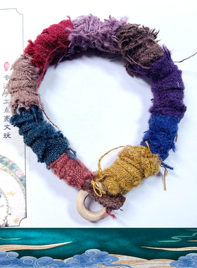 纯手工精编布条手环手链手镯手绳棉麻布绳纯手工编织男女情侣款