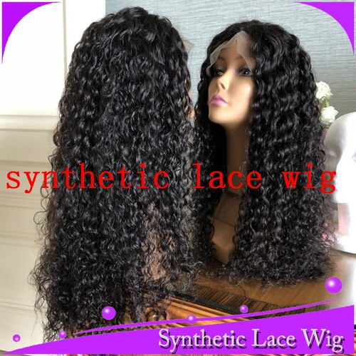 60厘米自由分小卷高温丝哑光非洲小卷Kinky curly synthetic wig