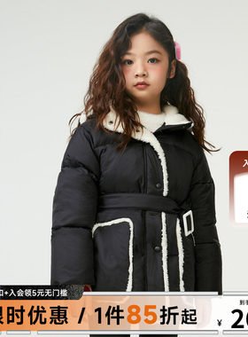 moomoo童装女童羽绒服鸭