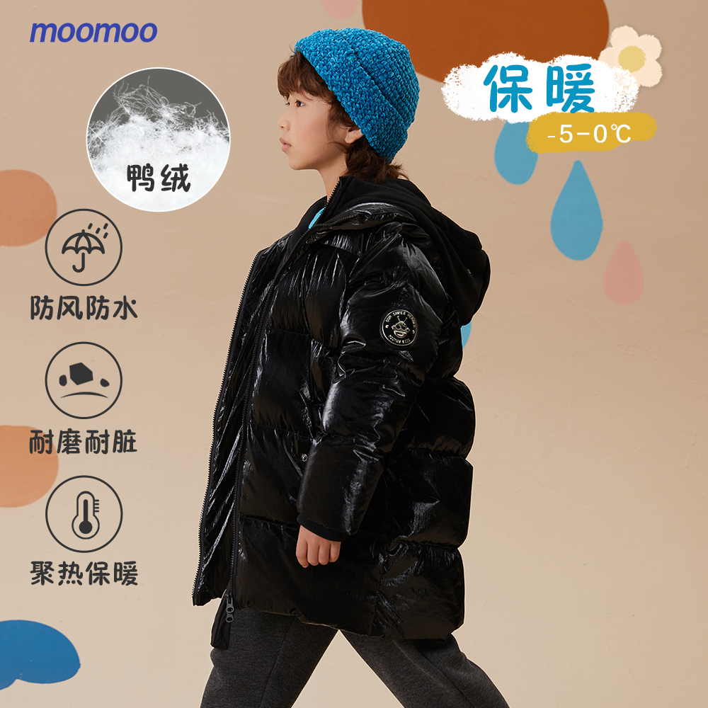 户外双门襟带风镜潮酷羽绒服