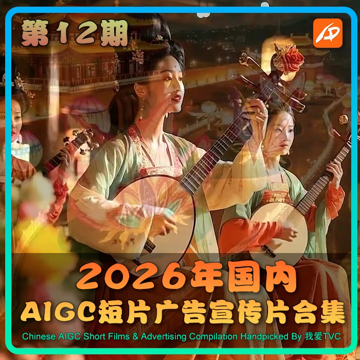 2026国内AIGC创意短片广告宣传片高清视频合集第12期学习参考素材