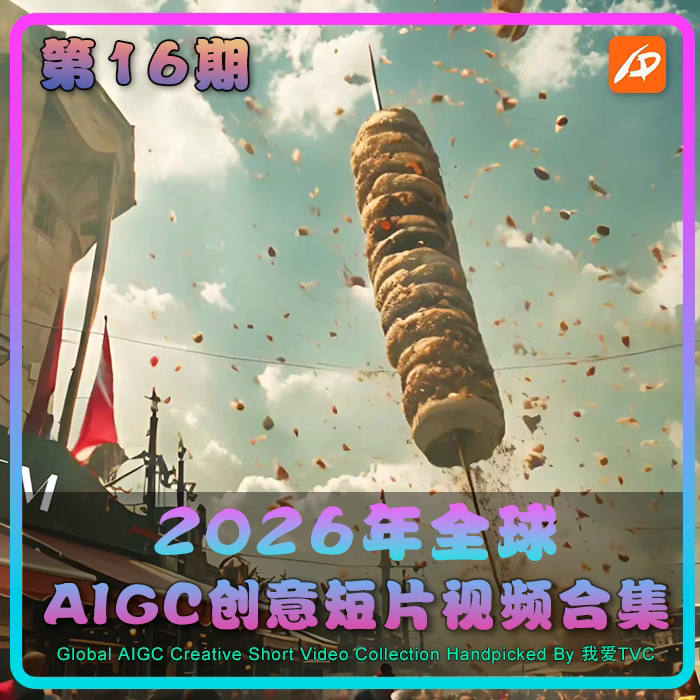 2026年全球AIGC创意艺术短片高清视频素材合集第16期案例样片参考