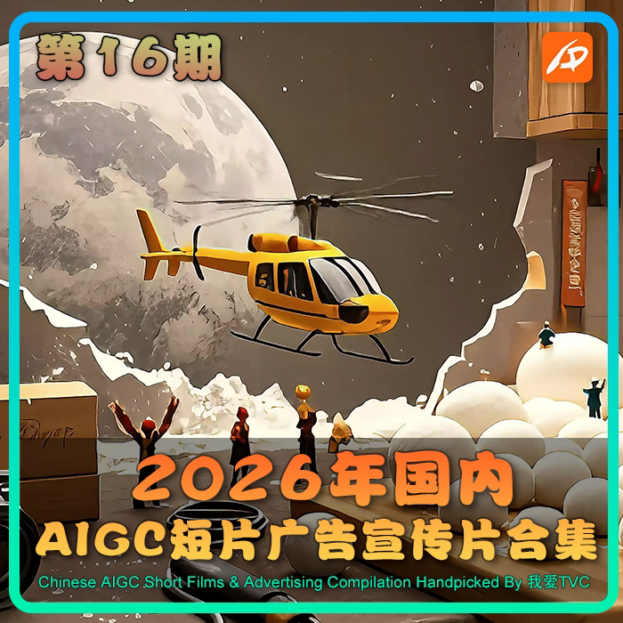 2026年国内AIGC创意广告宣传短片高清视频合集第16期学习参考素材
