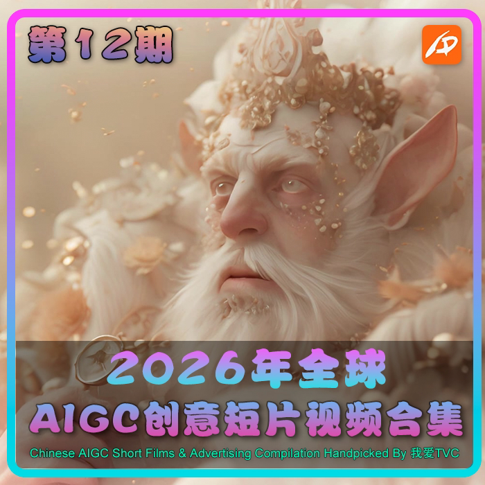 2026年全球AIGC创意艺术短片高清视频素材合集第12期案例样片参考
